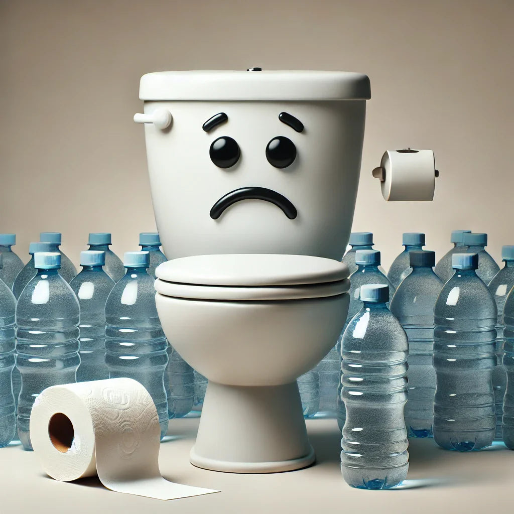 La bouteille pour se laver : une alternative mobile au bidet